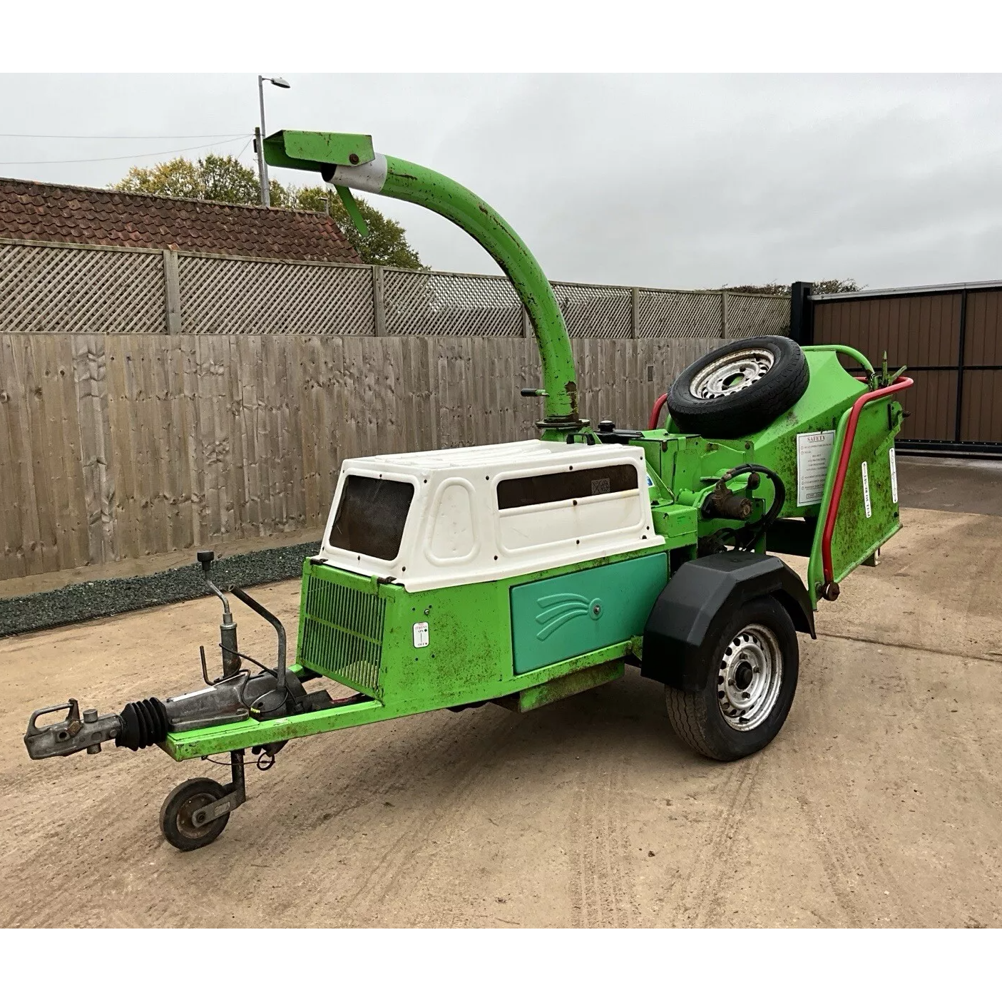 2006 GREENMECH ECO150 FAST TOW DIESEL WOODCHIPPER